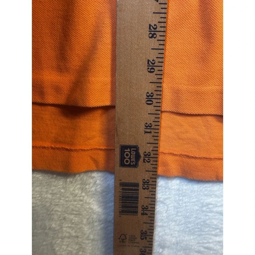 Polo Ralph Lauren Men's XL Orange Short Sleeve‎ Button Collared Shirt Vintage